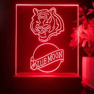 Cincinnati Bengals Blue Moon LED Desk Light