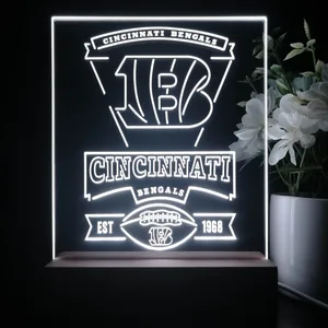 Cincinnati Bengals EST 1968 LED Desk Light