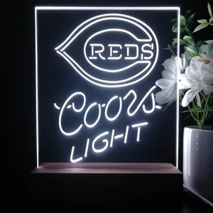 Cincinnati Reds Coors Light LED Desk Light