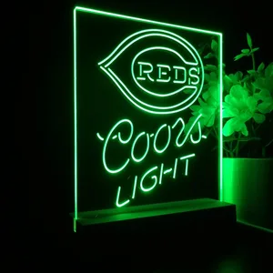 Cincinnati Reds Coors Light LED Desk Light
