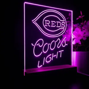 Cincinnati Reds Coors Light LED Desk Light