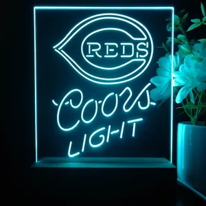 Cincinnati Reds Coors Light LED Desk Light
