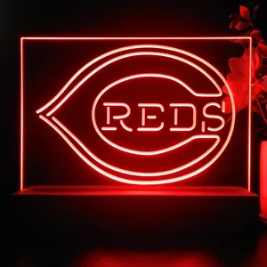 Cincinnati Reds Logo 1 LED Desk Light