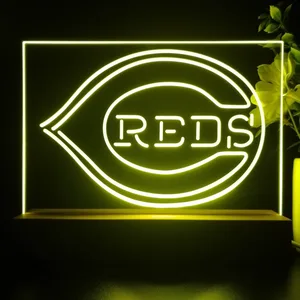 Cincinnati Reds Logo 1 LED Desk Light