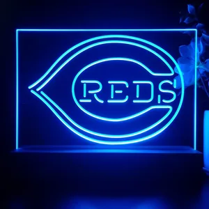Cincinnati Reds Logo 1 LED Desk Light