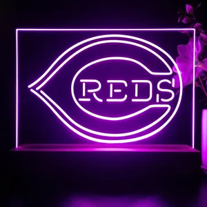 Cincinnati Reds Logo 1 LED Desk Light