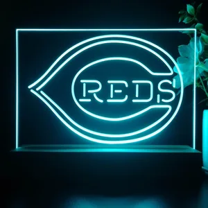 Cincinnati Reds Logo 1 LED Desk Light