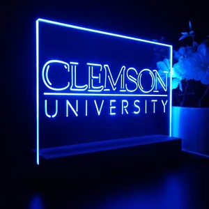 Clemson University Logo LED Desk Light