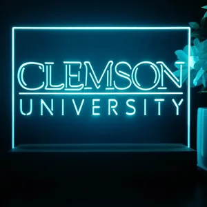 Clemson University Logo LED Desk Light