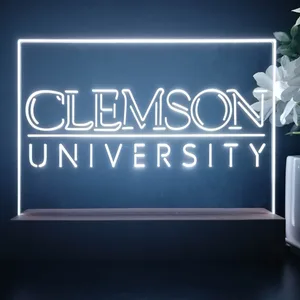 Clemson University Logo LED Desk Light