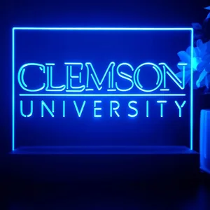 Clemson University Logo LED Desk Light