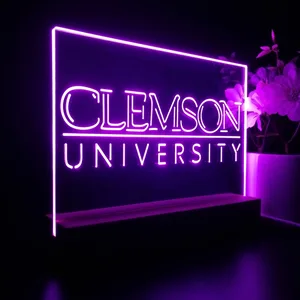 Clemson University Logo LED Desk Light