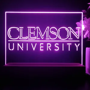 Clemson University Logo LED Desk Light