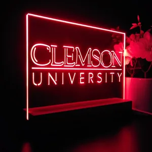 Clemson University Logo LED Desk Light