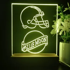 Cleveland Browns Blue Moon LED Desk Light