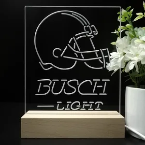 Cleveland Browns Busch Light LED Desk Light
