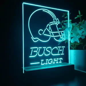 Cleveland Browns Busch Light LED Desk Light
