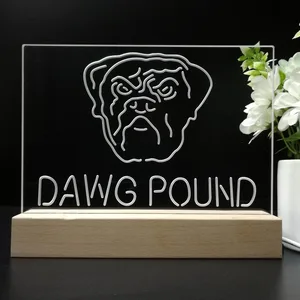 Cleveland Browns Dawg Pound LED Desk Light
