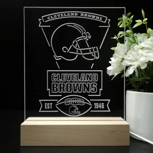 Cleveland Browns EST 1946 LED Desk Light