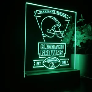 Cleveland Browns EST 1946 LED Desk Light