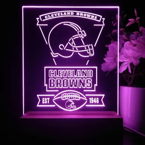 Cleveland Browns EST 1946 LED Desk Light