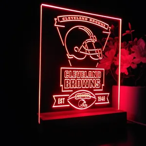 Cleveland Browns EST 1946 LED Desk Light