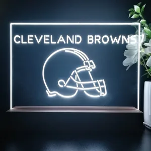 Cleveland Browns Helmet LED Desk Light