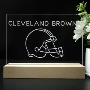 Cleveland Browns Helmet LED Desk Light