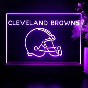 Cleveland Browns Helmet LED Desk Light