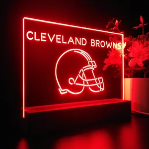 Cleveland Browns Helmet LED Desk Light