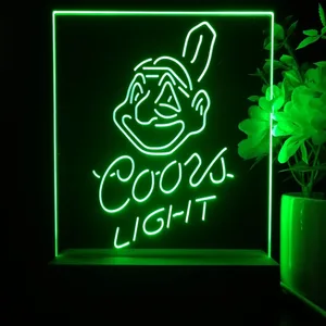 Cleveland Indians Coors Light LED Desk Light - Legacy Edition