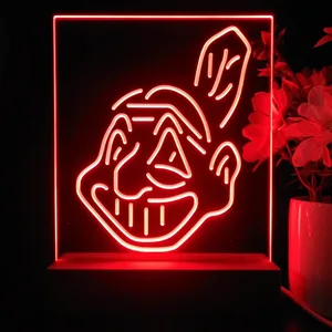 Cleveland Indians Logo 1 LED Desk Light - Legacy Edition