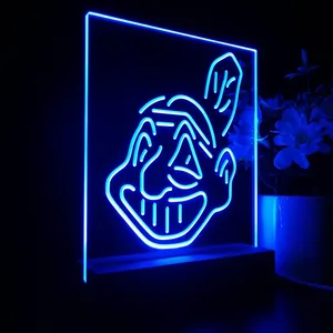 Cleveland Indians Logo 1 LED Desk Light - Legacy Edition