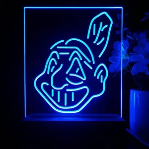 Cleveland Indians Logo 1 LED Desk Light - Legacy Edition