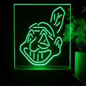 Cleveland Indians Logo 1 LED Desk Light - Legacy Edition