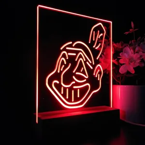 Cleveland Indians Logo 1 LED Desk Light - Legacy Edition