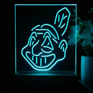 Cleveland Indians Logo 1 LED Desk Light - Legacy Edition