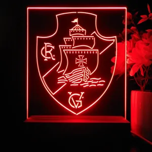 Club de Regatas Vasco da Gama Logo LED Desk Light