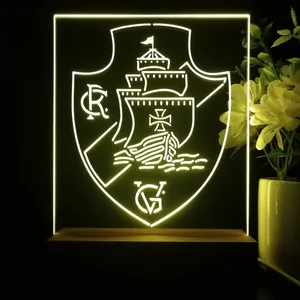 Club de Regatas Vasco da Gama Logo LED Desk Light