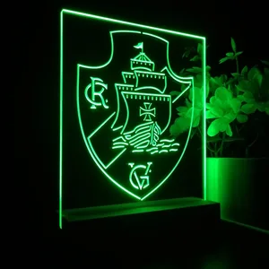 Club de Regatas Vasco da Gama Logo LED Desk Light