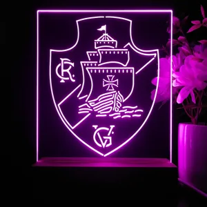 Club de Regatas Vasco da Gama Logo LED Desk Light