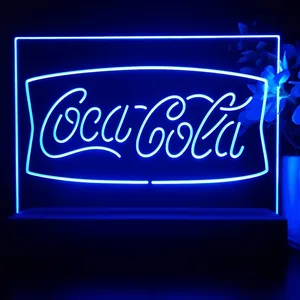 Coca-Cola Banner 2 LED Desk Light