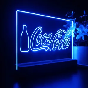 Coca-Cola Bottle and Logo LED Desk Light