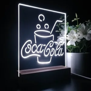 Coca-Cola Cup with Bubbles LED Desk Light