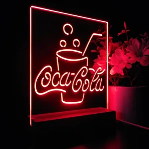 Coca-Cola Cup with Bubbles LED Desk Light