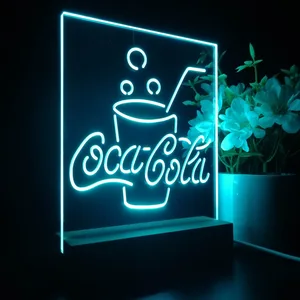 Coca-Cola Cup with Bubbles LED Desk Light