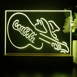 Coca-Cola Guitar LED Desk Light