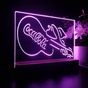 Coca-Cola Guitar LED Desk Light