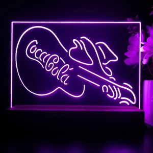 Coca-Cola Guitar LED Desk Light