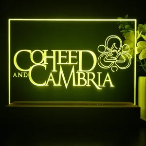 Coheed And Cambria Logo 1 LED Desk Light